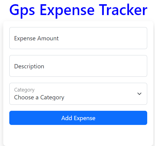 Expense Tracker